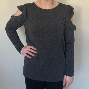 Cut-Out Shoulder Top